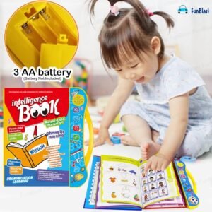 FunBlast Interactive Children Book -Musical English Educational Phonetic Learning Toy Book for 3 + Year Kids,Boys,Toddlers(Multicolor)
